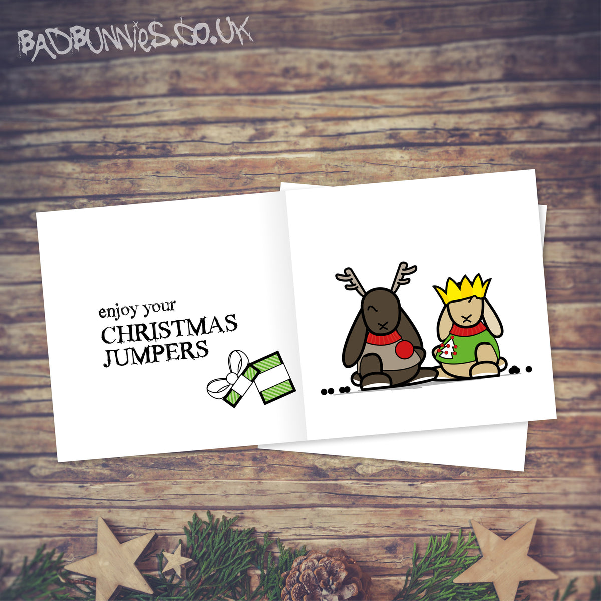 Christmas Card - Christmas Jumpers...