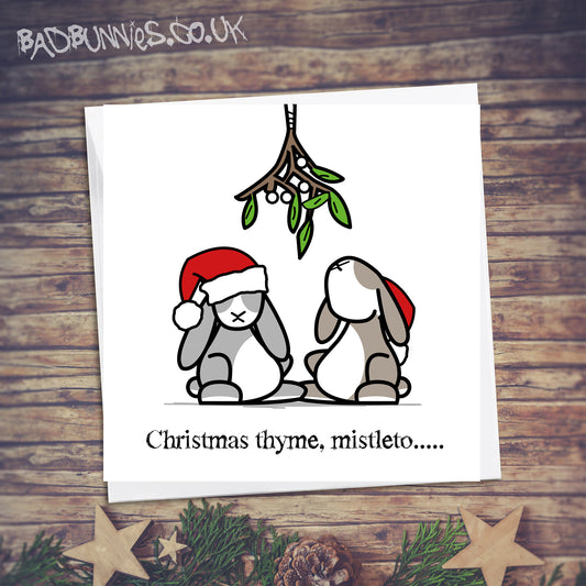Christmas Card - Mistleto...ohh