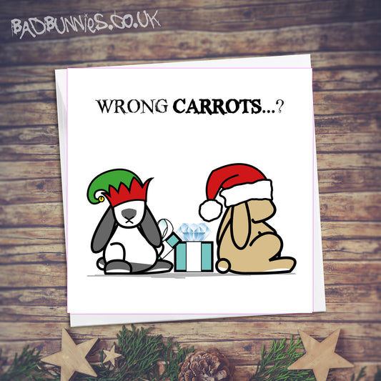 Christmas card - Wrong Carrots!
