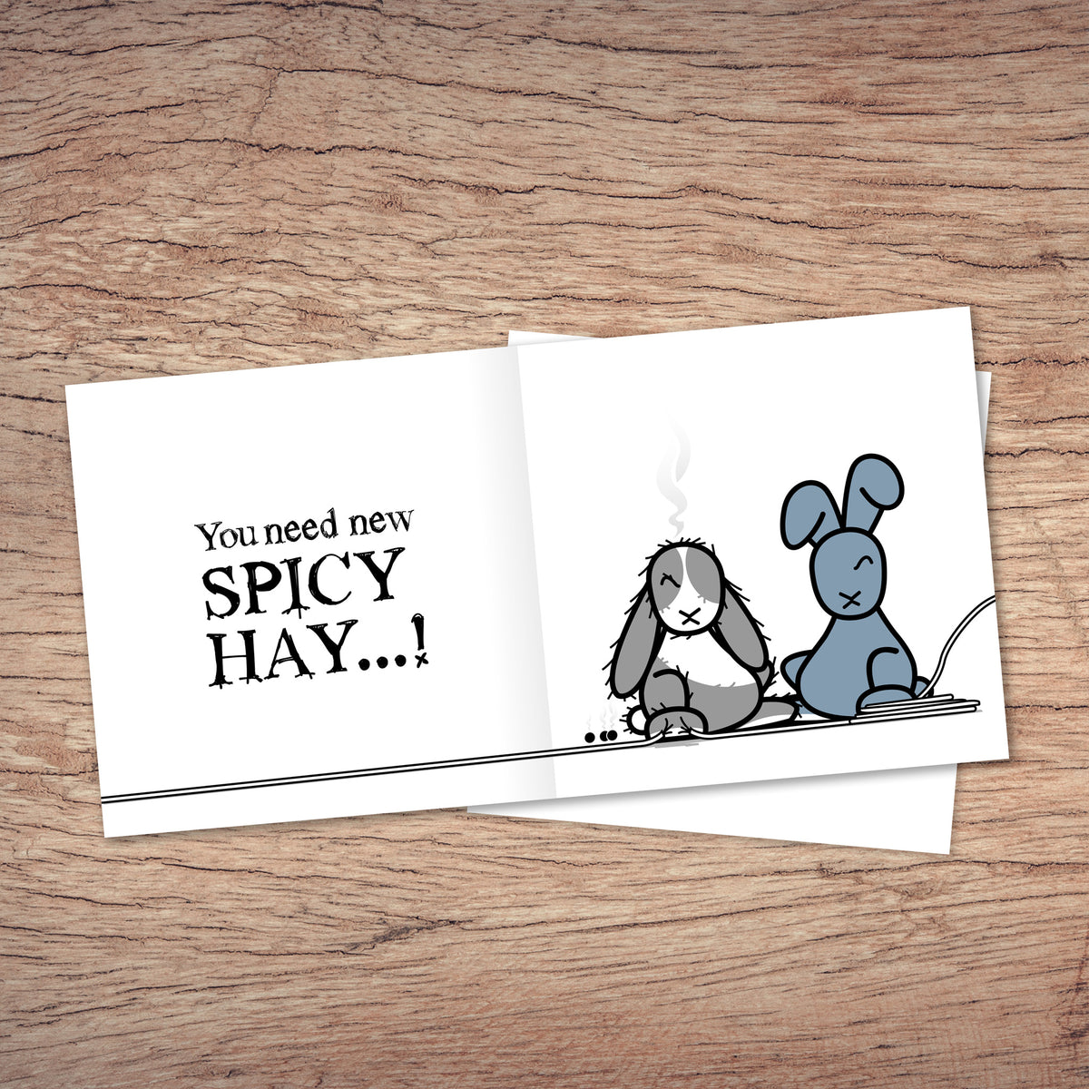 Birthday card - New Spicy Hay