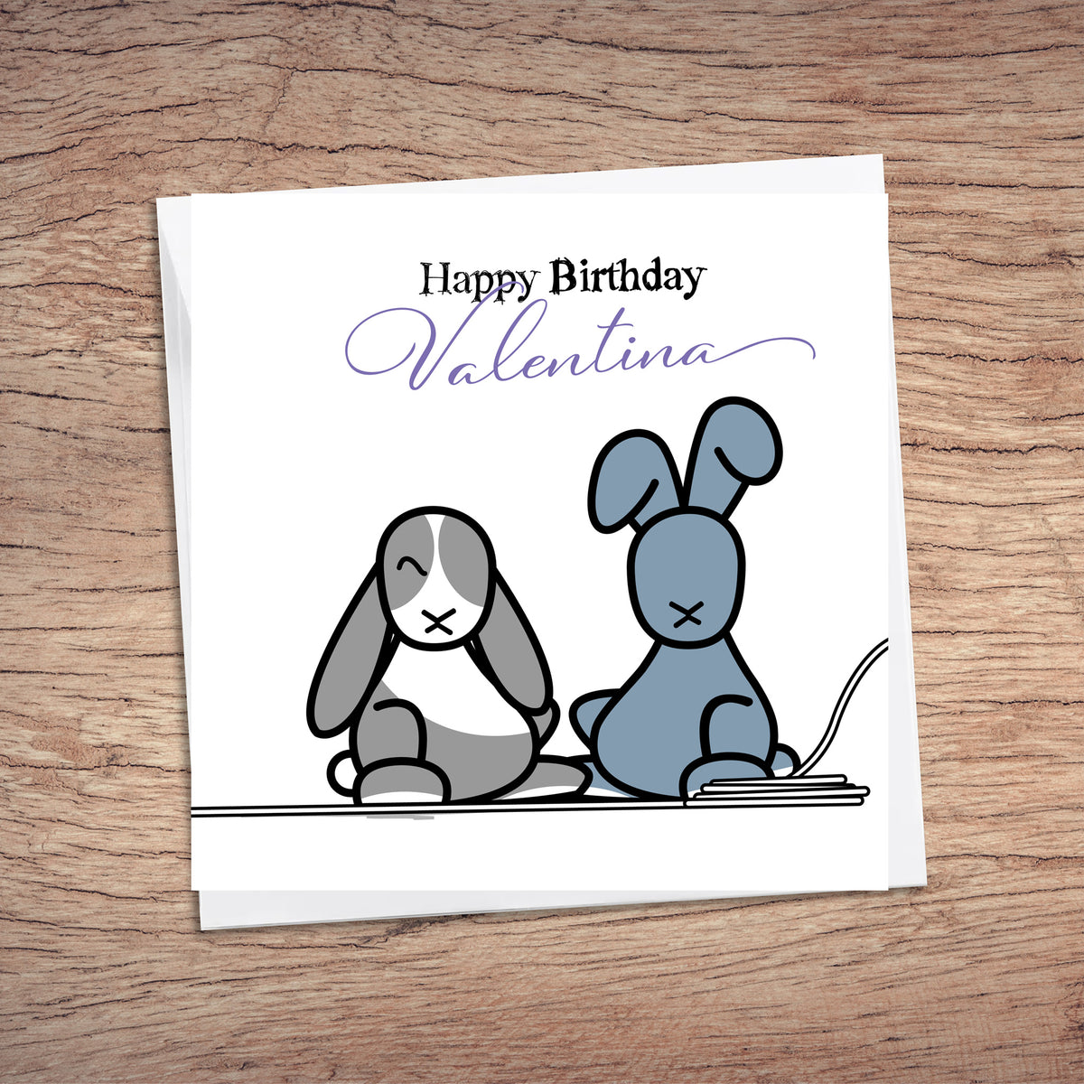 Birthday card - New Spicy Hay