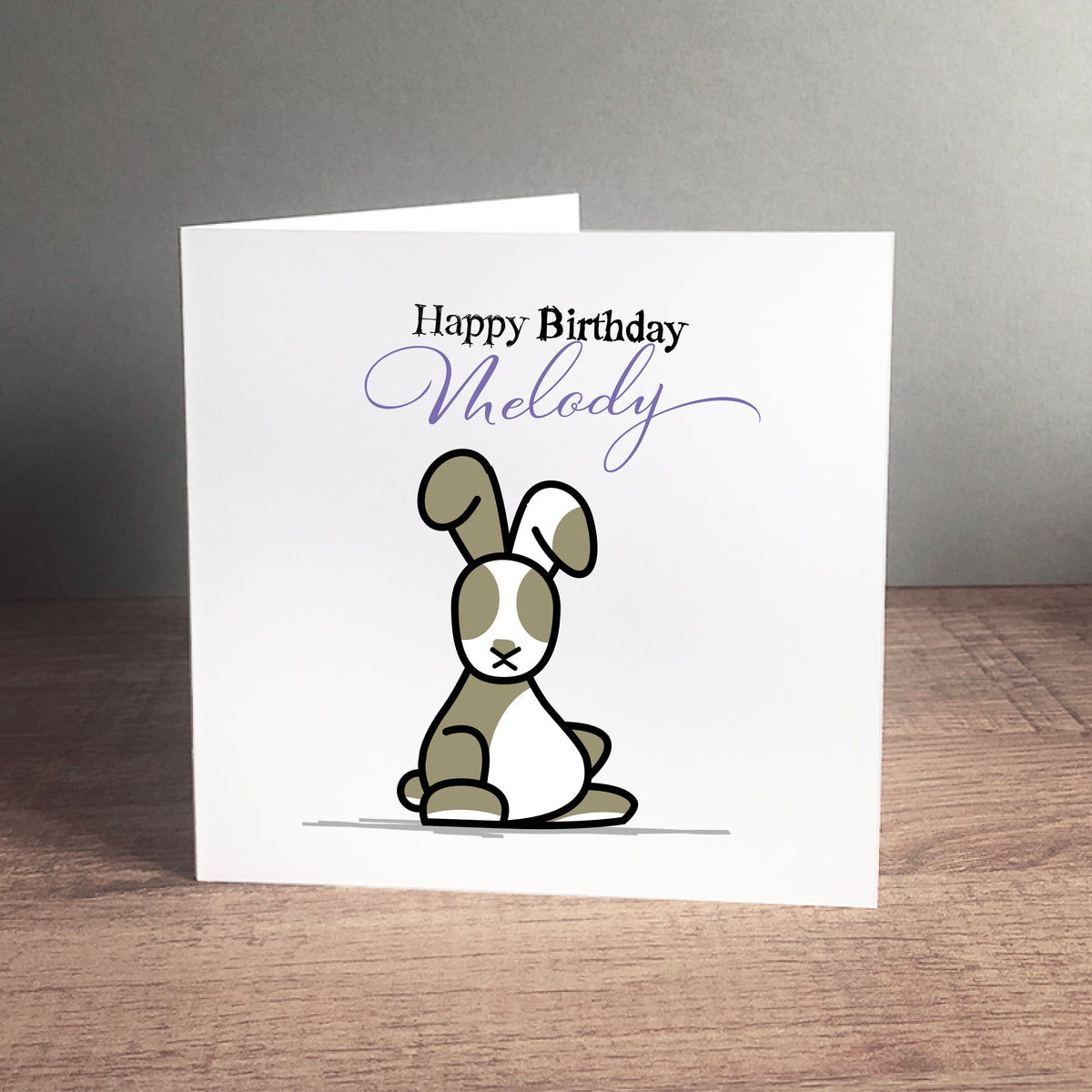 Birthday card - No time to wrap it!