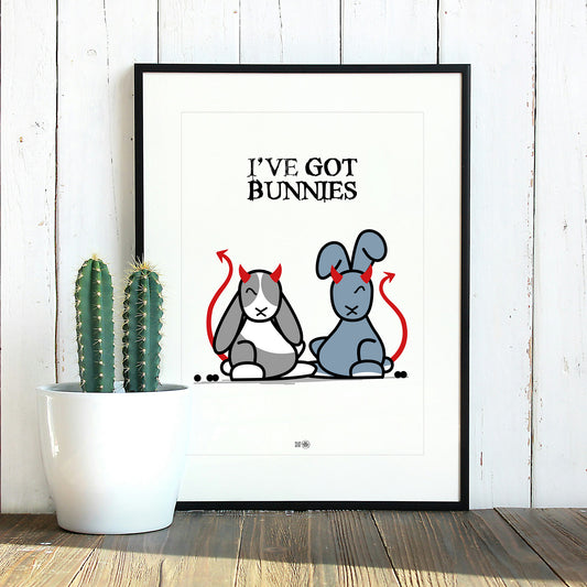 Poster - I've got bunnies